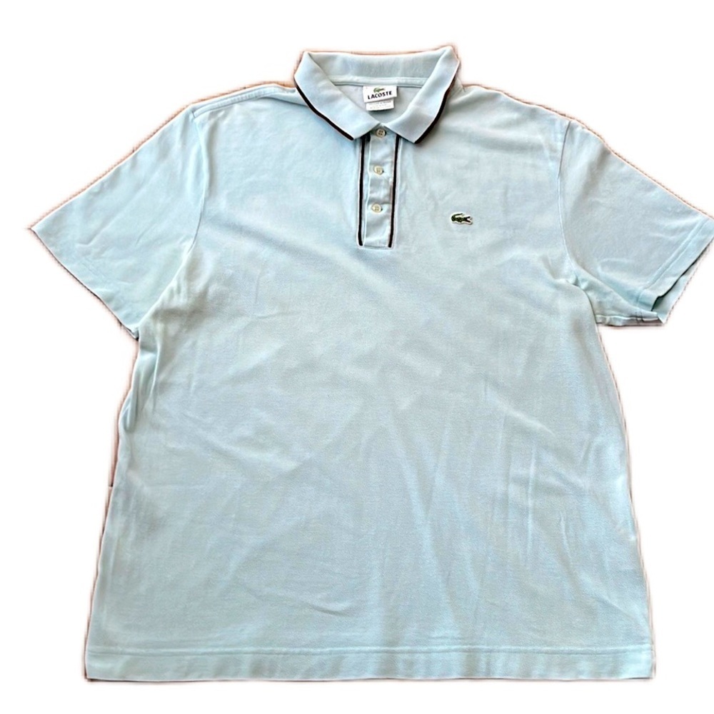 Lacoste Polo Shirt Sky Blue Size 6 Men